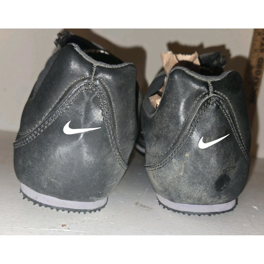Nike Zoom LJ 4 Track Field Long Jump Shoes Mens 10.5 Black Silver Spikes cleats - Picture 6 of 6